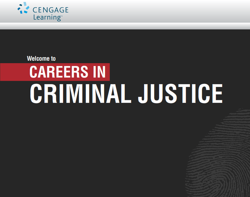Welcome to Careers in Criminal Justice